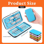 12 Set Bulk Manicure Kit Nail Set Stainless Steel Pedicure Professional Nail - Image 2