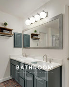 Bathroom Light Fixtures, 4 Light Brushed Nickel Vanity Light, 26 Inch Modern - Image 5