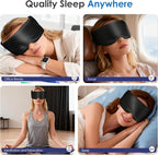 Weighted Eye Mask for Sleeping, Silk Sleep Mask for Side Sleeper - Image 7