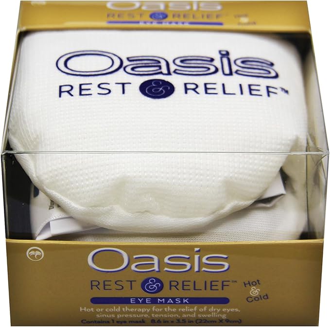OM8000 - Oasis Rest & Relief® Hot and Cold Therapy Adjustable Eye Mask | - Image 3