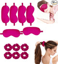 12Pcs Silk Sleep Masks Satin Eye Mask Silky Eyes Cover Blindfold Eyeshade Hair by WJingYiJia