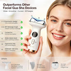 Cold Heat Gua Sha Facial Neck Lymphatic Massager, 7-in-1 LED Red Light Face - Image 8