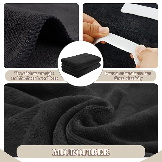 SUNLAND Microfiber Hair Towels Anti Frizz Hair Drying Towel Super Absorbent - Image 6