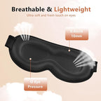 Sleep Mask for Side Sleeper Women Men, Eye Mask for Sleeping Light Blocking - Image 3