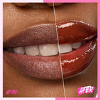 SKINTIFIC Peptide Brightening Lip Serum, Hydrating & Plumping Tinted Lip Gloss - Image 4