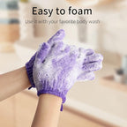 Alotpower 24 Pieces Exfoliating Bath Gloves, Made of 100% Nylon, 12 Colors - Image 5