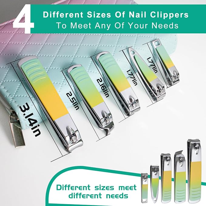 Manicure Set 30 in 1 Nail Clippers Set, Nail Manicure Kit - Image 3