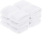 Superior Egyptian Cotton Pile Face Towel/Washcloth Set of 6, Ultra Soft Luxury by SUPERIOR