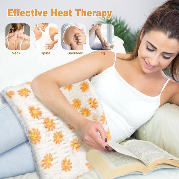 HELLOMOTO Heating Pad for Pain Relief, Electric Heating Pad for Back Pain and - Image 2