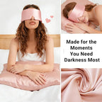 Silk Sleep Mask for Side Sleepers, Eye Mask for Sleeping Women Men, - Image 8