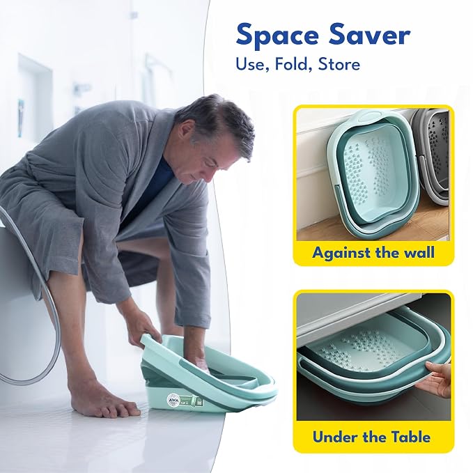Foot Soaking Tub for Soaking Feet, Collapsible Foot Tub, Foot Bath Soak Tub - Image 6
