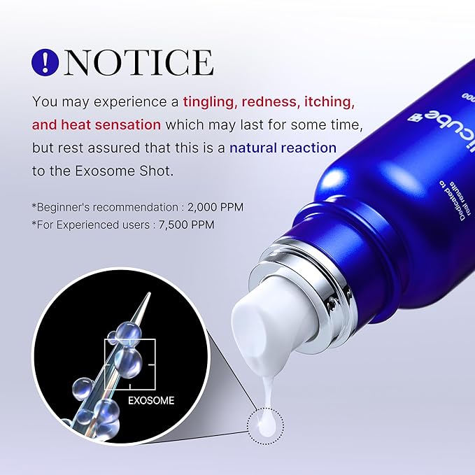 medicube Exosome Shot Zero 7, 500 PPM Spicule Facial Serum | Liquid Skin - Image 3