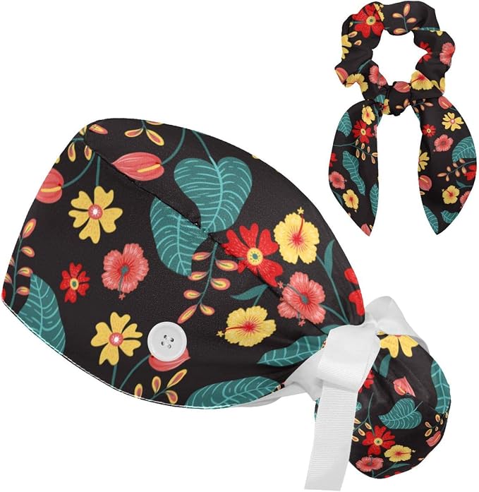 Women's Working Caps with Scrunchies Tarot Pattern Background Lace-Up Hat by LWSHUNYI