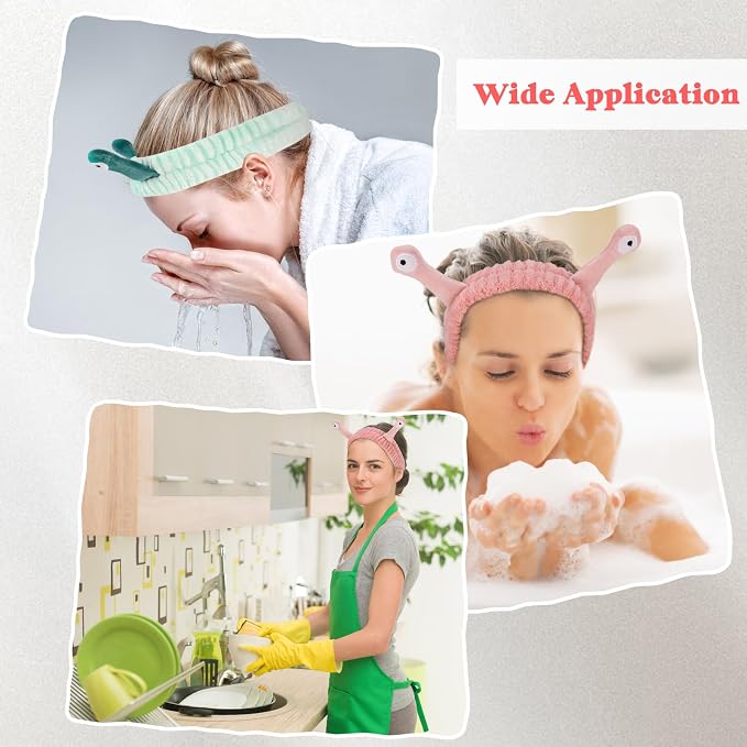DragonflyDreams Cute Cartoon Snail Headbands, 2 Pack - Image 4