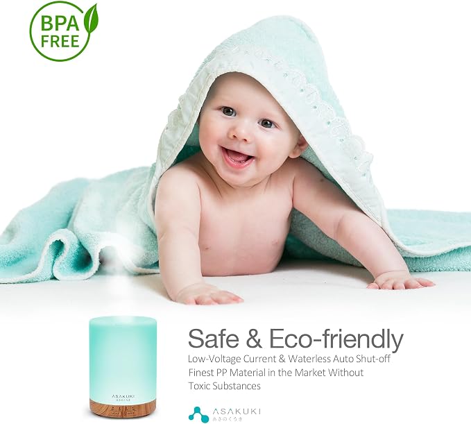 ASAKUKI Essential Oil Diffuser for Home, 300 ml Humidifier - Image 4