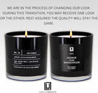 Lulu Candles | Jasmine, Oud & Sandalwood | Luxury Scented Soy Jar Candle | Hand - Image 2