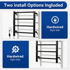 Heated Towel Racks for Bathroom, Hot Towel Warmer 4 Bars - Image 3