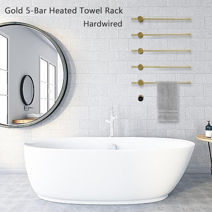 Towel Warmer Rack, Heated Towel Rack - Image 4