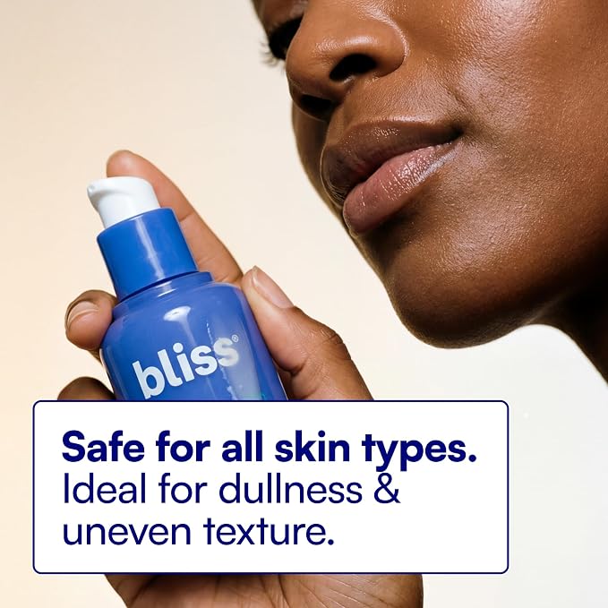 Bliss Renew & Smooth Night Serum – Glycolic Acid + Polyhydroxy Acid Exfoliating - Image 6