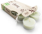 Eucalyptus Leaf Premium Tealight Candles by ShortiesCandleCompany