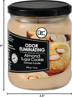 Almond Sugar Cookie Odor Eliminating Highly Fragranced Candle - Image 10