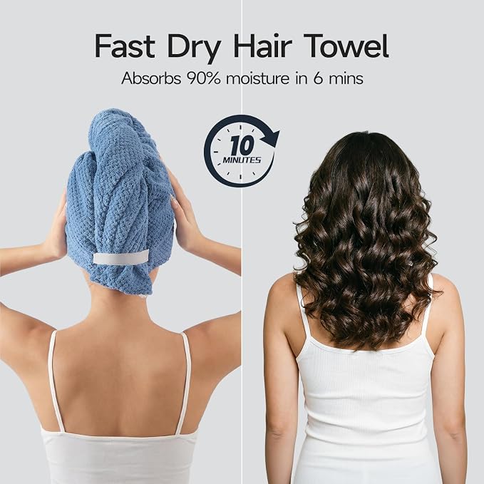 REDKISS Microfiber Hair Towel Wrap - Image 4