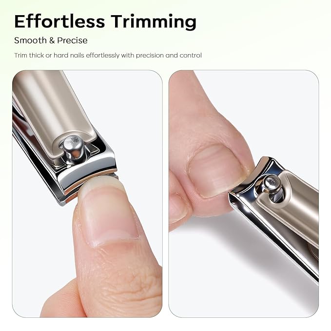 FAMILIFE Manicure Kit for Women, Stylish Green Travel Manicure Set for Home - Image 5