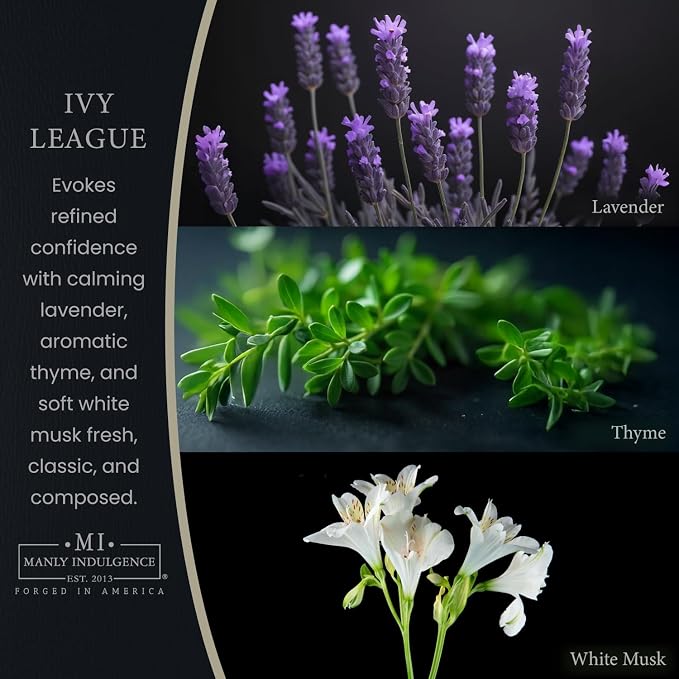 Manly Indulgence Ivy League Scented Candles - Image 2