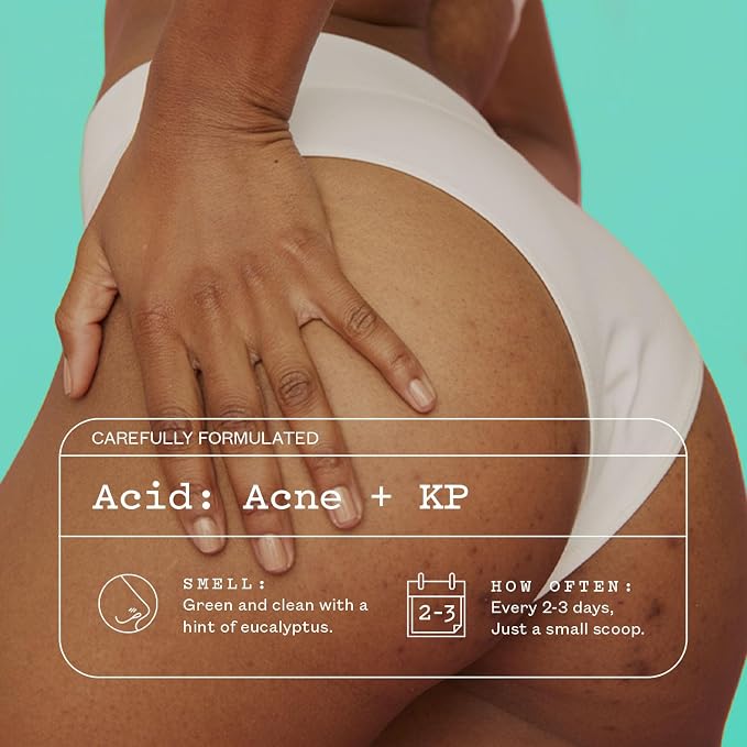 frank body Glycolic Acid Body Scrub | Fights KP & Breakouts, Spots & Tighten - Image 5