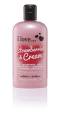 I Love Strawberries and Cream Bath and Shower Cream by ILove
