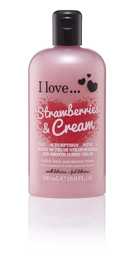 I Love Strawberries and Cream Bath and Shower Cream by ILove