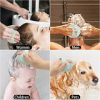 Hair Scalp Massager Shampoo Brush Silicone Scalp Scrubber Head Scrubber - Image 6