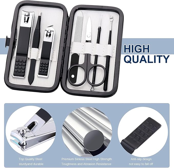 Nail Clippers Set Professional Manicure Set Grooming Kits Stainless Steel - Image 3