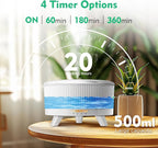 500ML Large Capacity Essential Oil Diffuser, Ultrasonic Aromatherapy Diffuser - Image 6