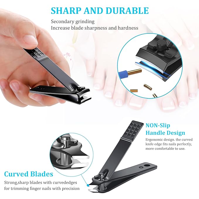 Nail Clippers Sets High Precisio Stainless Steel Nail Cutter Pedicure Kit Nail - Image 2
