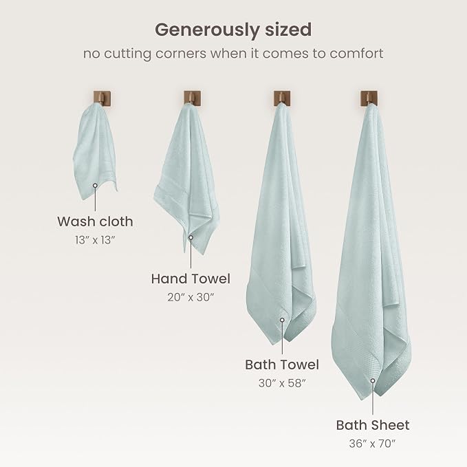 BIOWEAVES 100% Organic Cotton 700 GSM Plush Washcloths 13" x 13" GOTS Certified - Image 6
