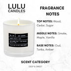 Lulu Candles | Brown Sugar & Oud | Luxury Scented Soy Jar Candle | Hand Poured - Image 2