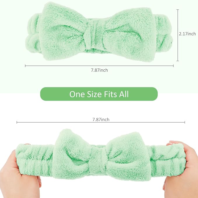 8 Pack Spa Headband for Washing Face Stocking Stuffers Skincare Headbands Bulk - Image 5