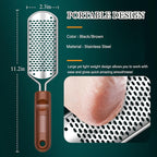 Foot Files Foot Scrubber Pedicure, Stainless Steel Callus Remover - Image 2
