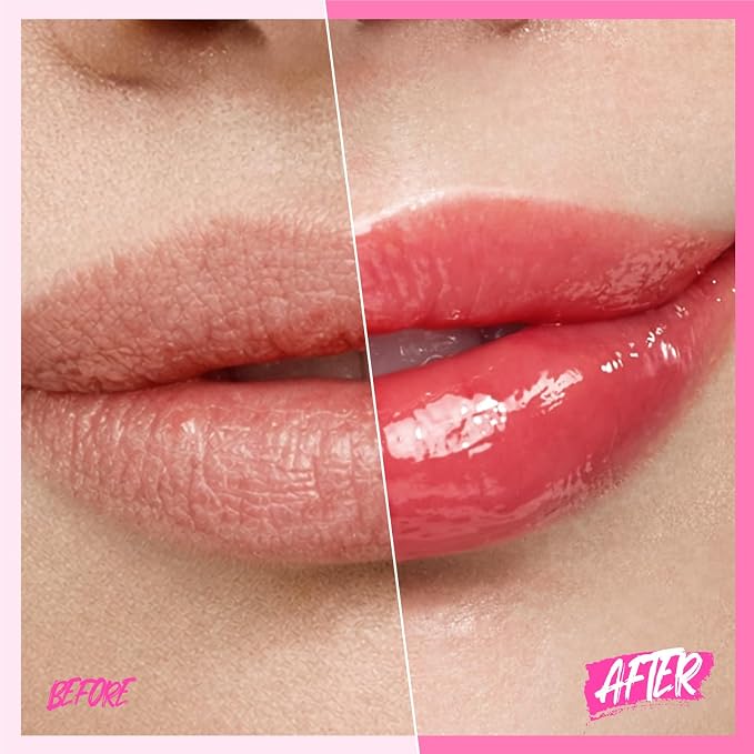 SKINTIFIC Peptide Brightening Lip Serum, Hydrating & Plumping Tinted Lip Gloss - Image 4