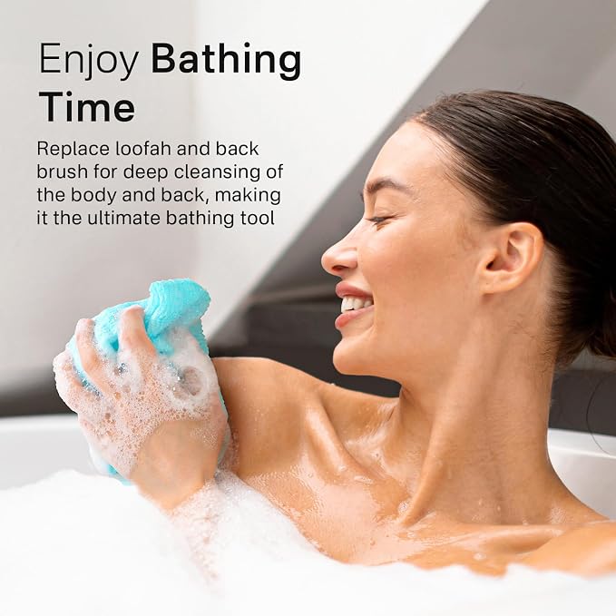 Yiclick Exfoliating Washcloth Towel- Exfoliating Body Scrubber Exfoliator - Image 7