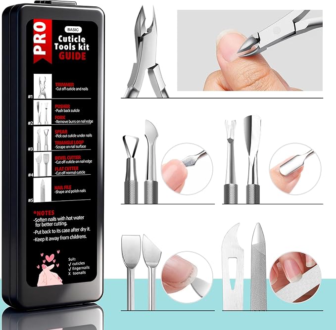 Cbiumpro 5-Pack Cuticle Trimmer Set - Image 8