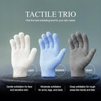 Evridwear Exfoliating Dual Texture Bath Gloves - Image 5