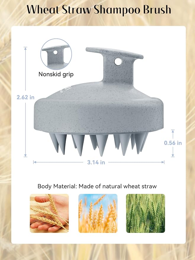 HEETA Scalp Massager Hair Growth, Soft Silicone Scalp Scrubber Shampoo Brush - Image 2