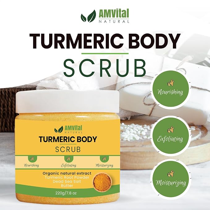 AMVital Turmeric Body Scrub - Image 2