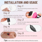 Dermawave Electric Foot File Callus Remover - Image 5