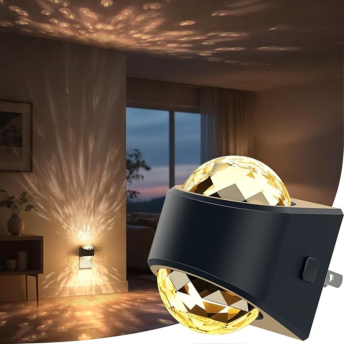 Briignite Night Light, Night Lights Plug into Wall, LED Projector Night Light by WelcometoBriigniteenjoyyourtimehere