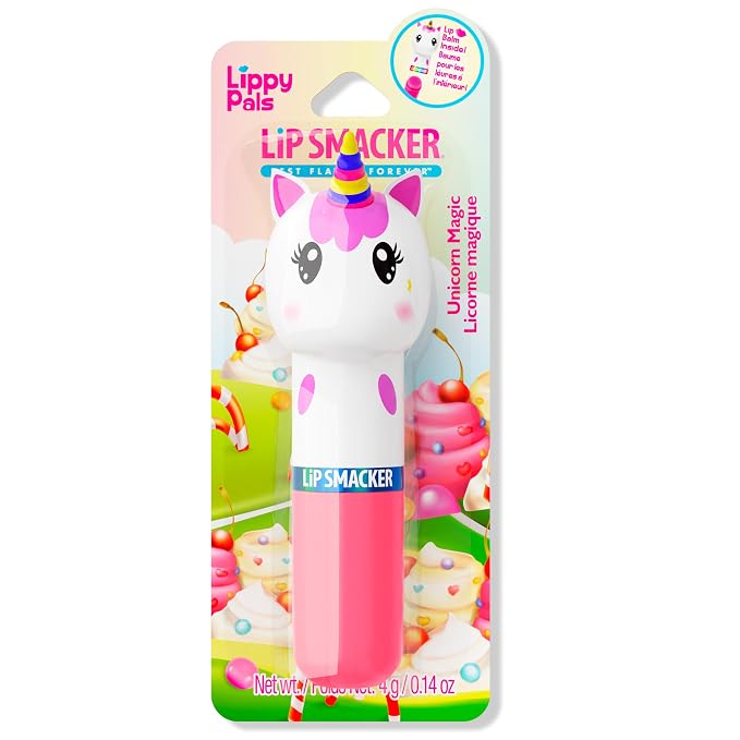 Lip Smacker Lippy Pals Unicorn, Flavored Moisturizing & Smoothing Soft Shine by LipSmacker