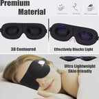 Soft 3D Blackout Sleep Eye Mask 1 Pack - Image 2
