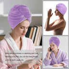 Microfiber Hair Drying Towel Wrap - Image 5